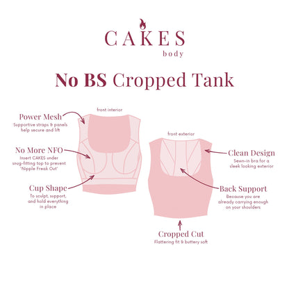 No BS Cropped Tank