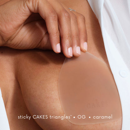 sticky CAKES triangles™